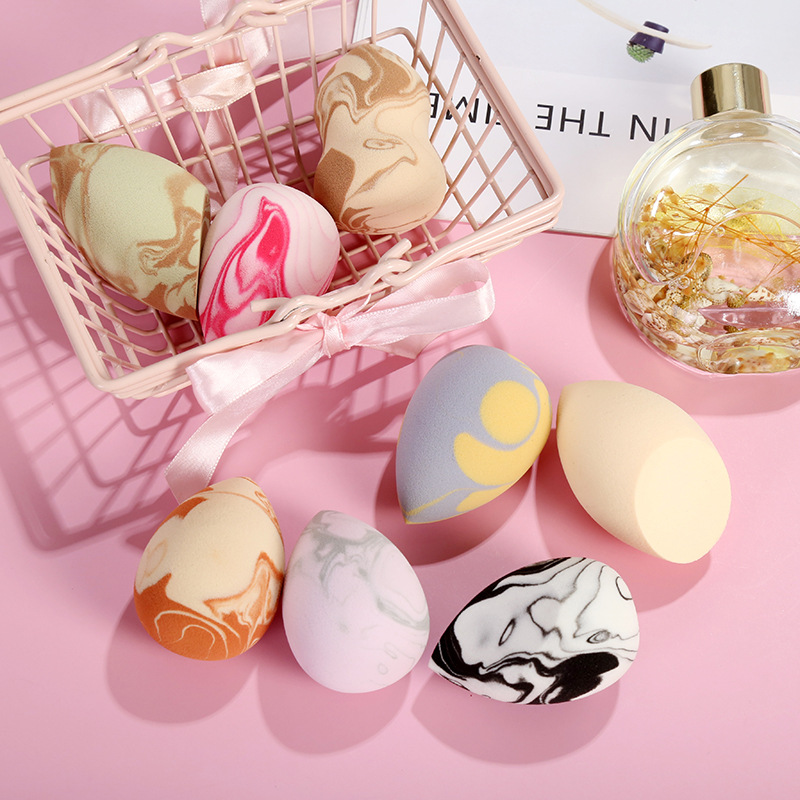 水滴美妝蛋非乳膠遇水變大彩妝蛋化妝蛋跨境美妝工具海綿撲