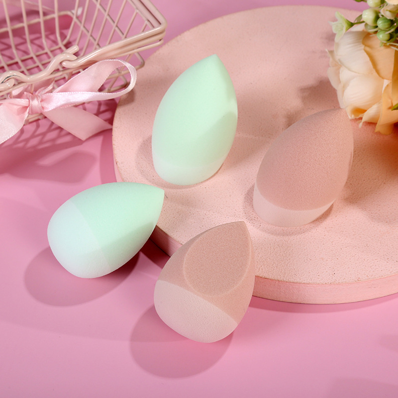 廠家新款水滴形美妝粉撲蛋泡水大干濕兩用不易變形涂層美妝蛋批發(fā)